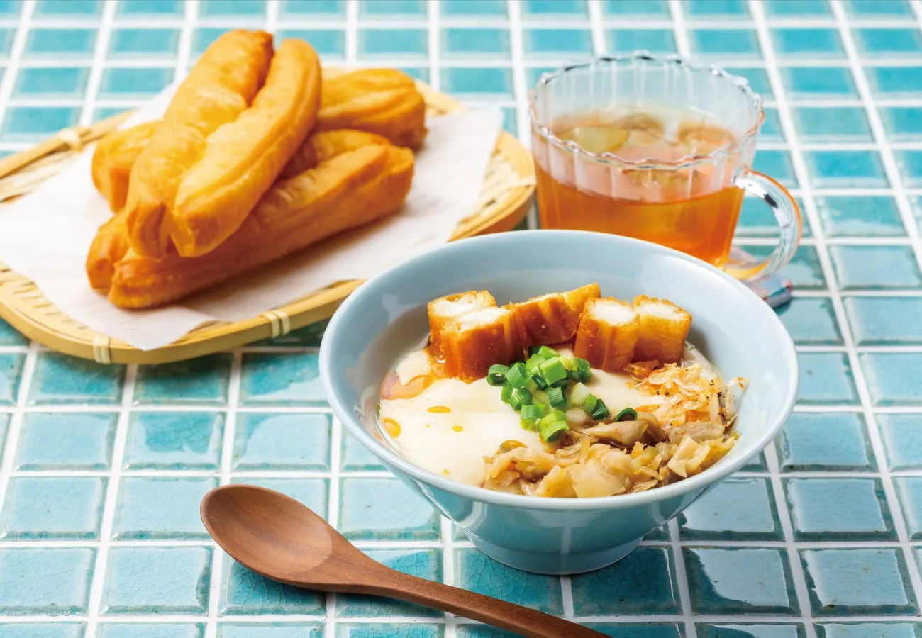 鹹豆花（シェンドウファ）アップ