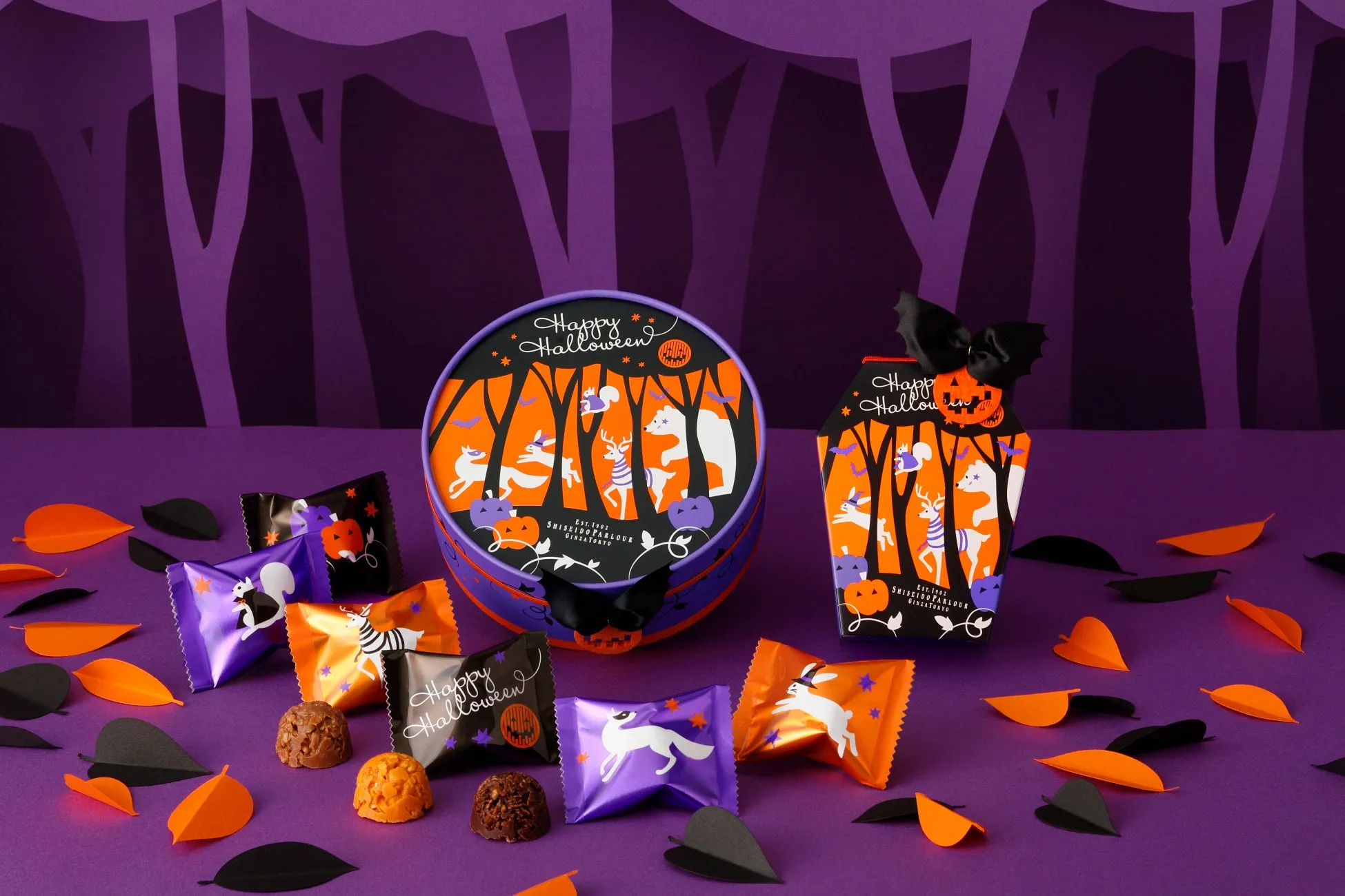 資生堂パーラー ハロウィンショコラ解禁！夜の森の動物たちが誘う、秘密の味🎃