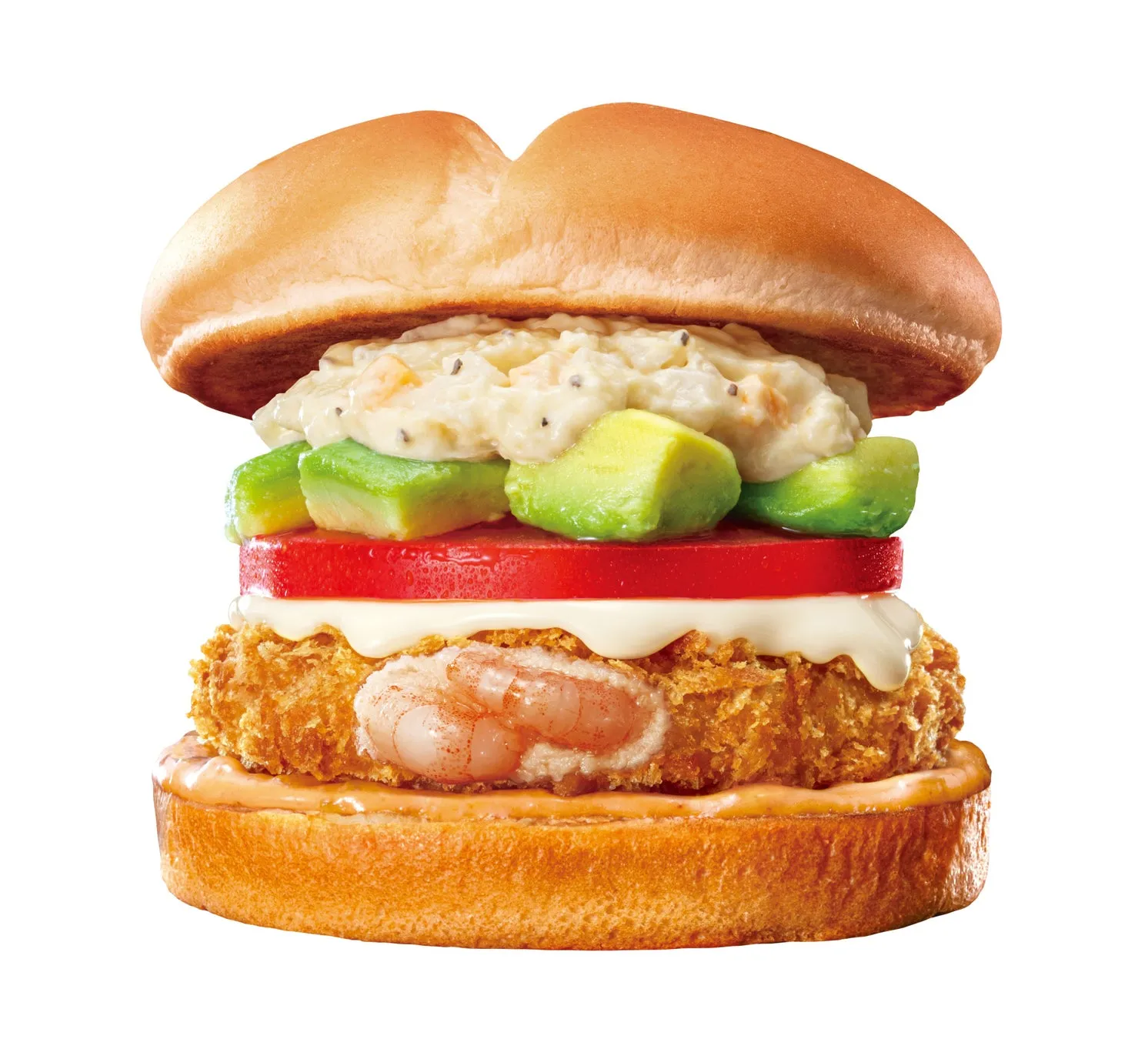 ハワイアンアボカドエビバーガー