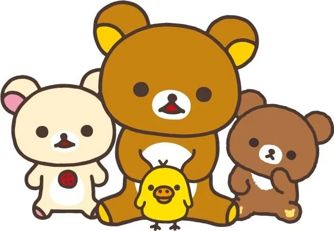 リラックマのイラスト