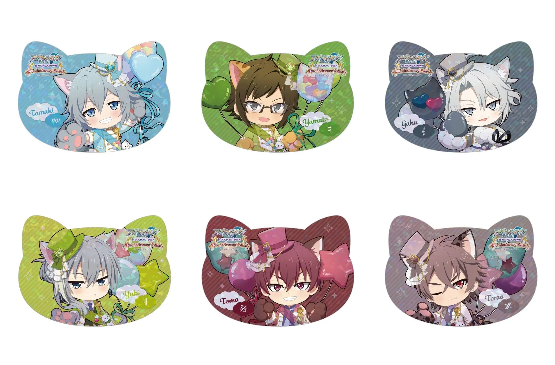 物販購入特典ねこ型カード