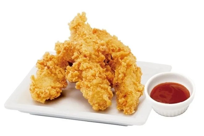 オリーブチキンフィンガーのアップ