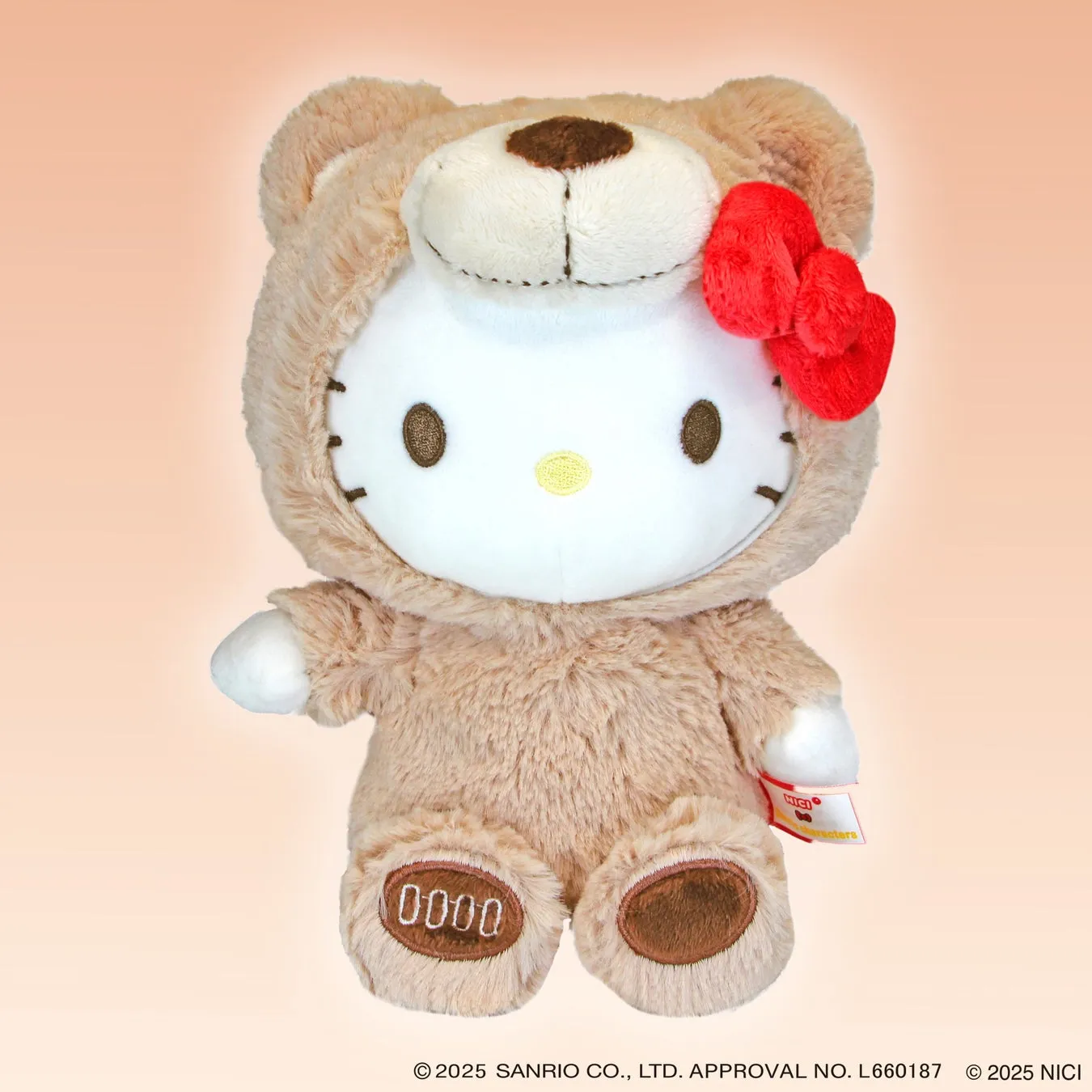 【NICI×ハローキティ】1000体限定！あなただけのシリアル入りぬいぐるみが登場