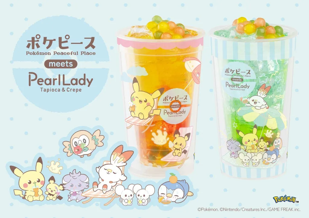 【パールレディ】ポケピースコラボが可愛すぎ！限定タピオカドリンクで夏のごほうびを