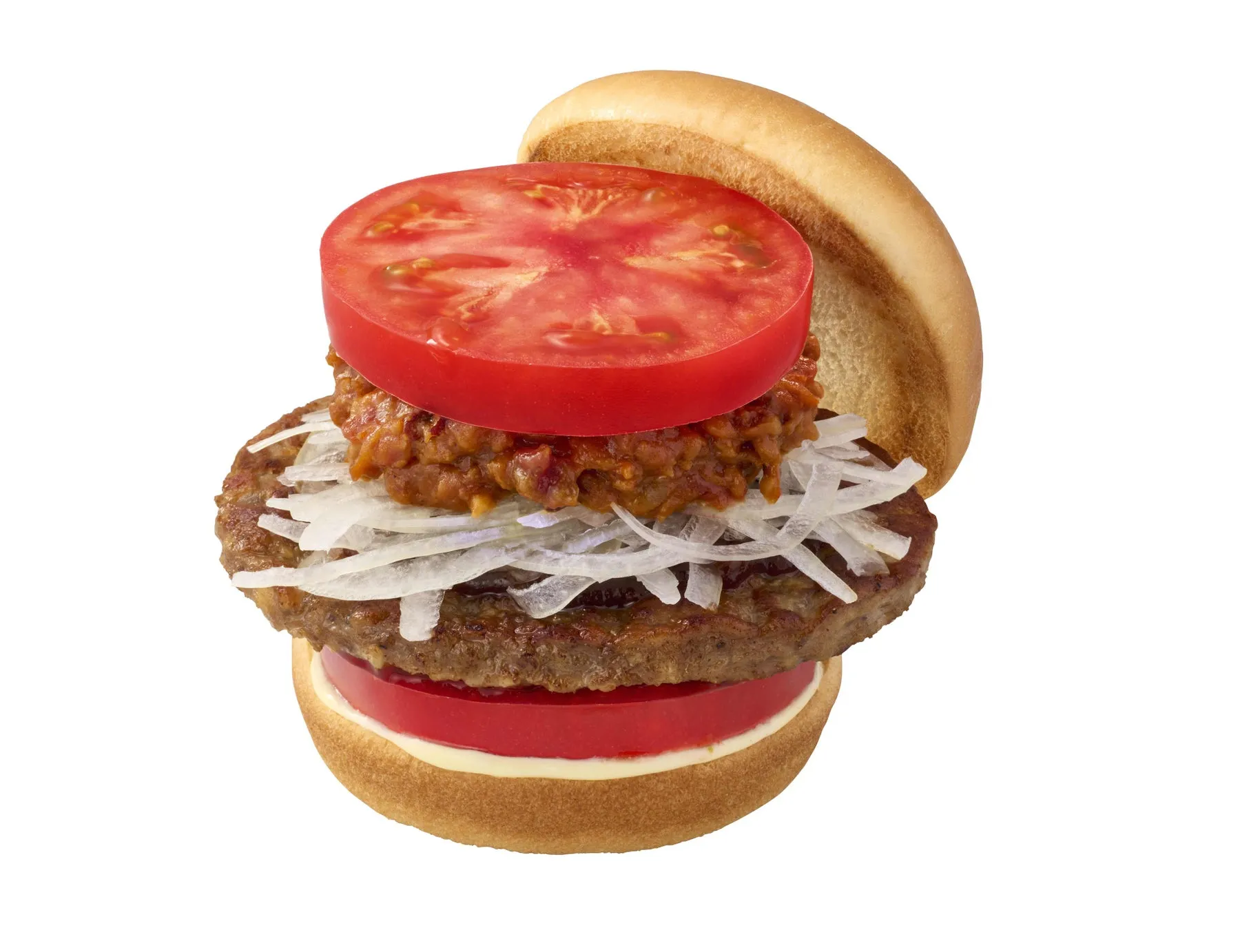 新とびきり 大盛りトマト チリバーガー