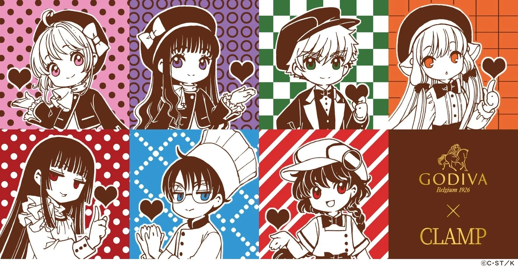 【速報】ゴディバ×CLAMP奇跡のコラボチョコ！描き下ろしアートが降臨