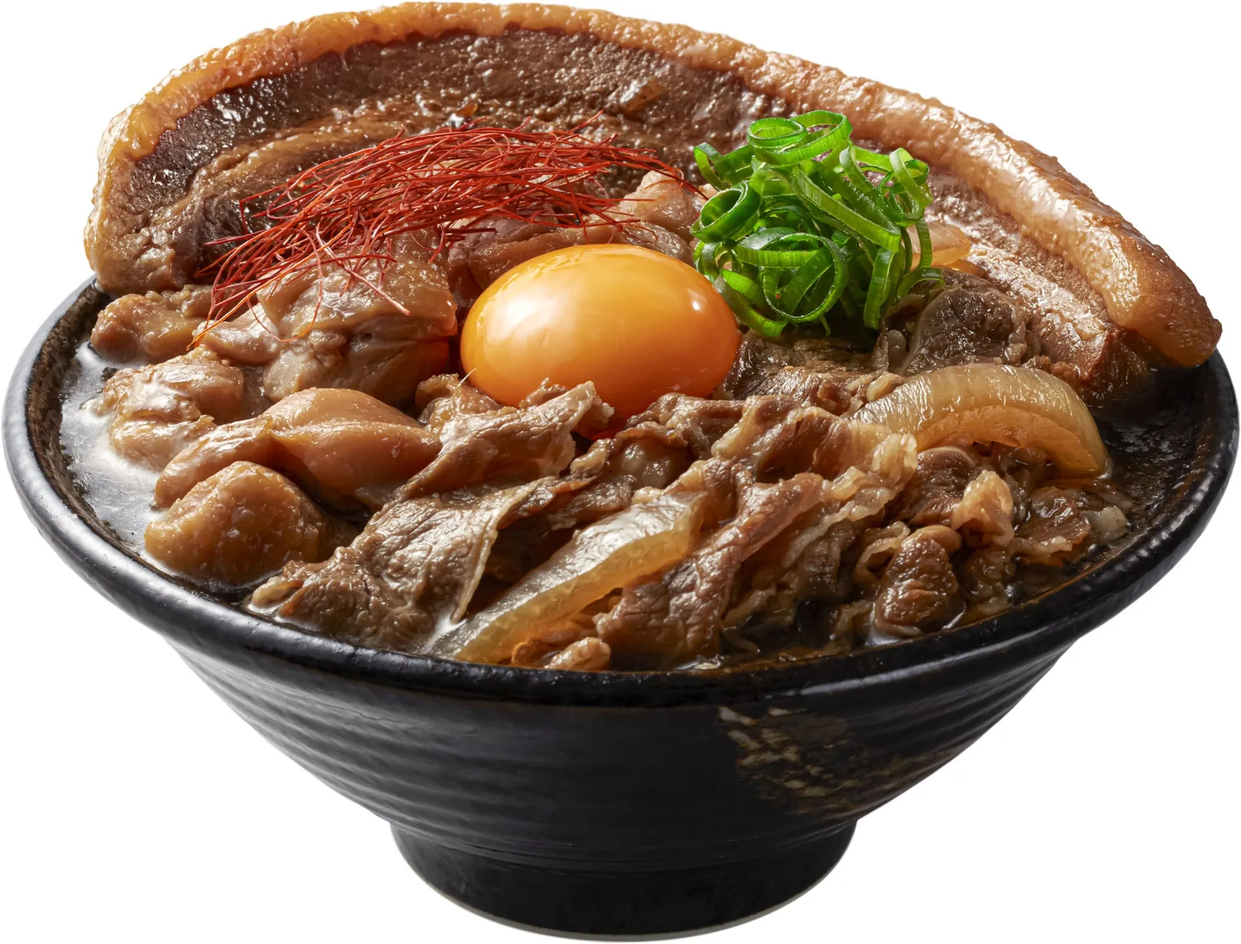 三種の煮込み肉まみれうどん