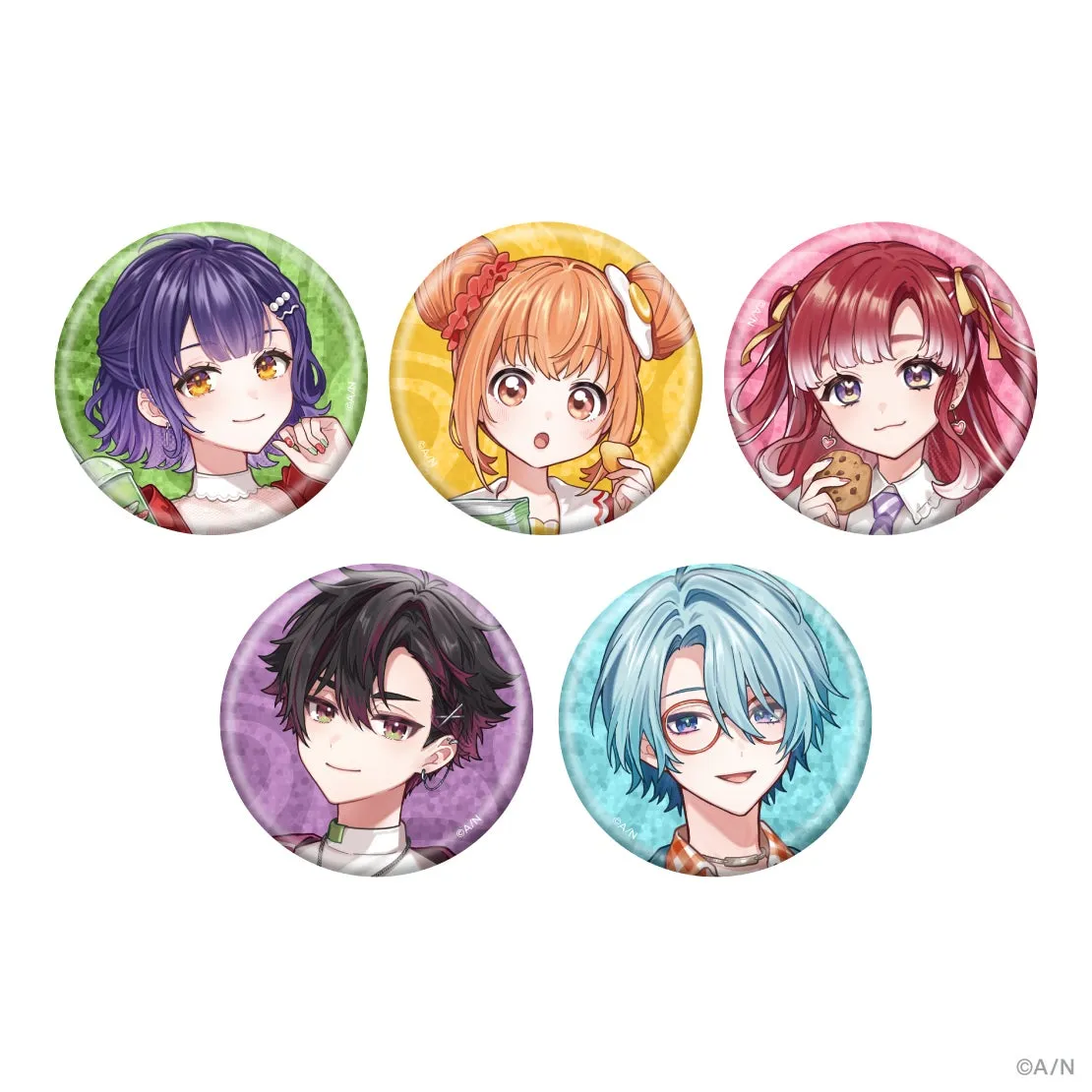 ラメ缶バッジ