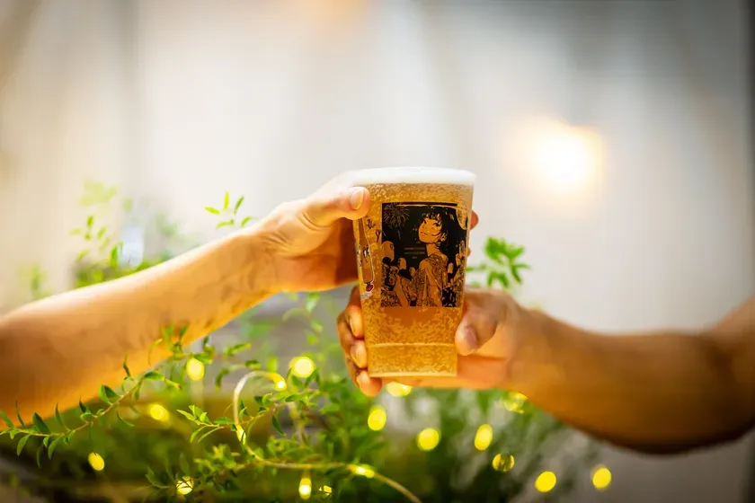 ビールとグルメの組み合わせのイメージ
