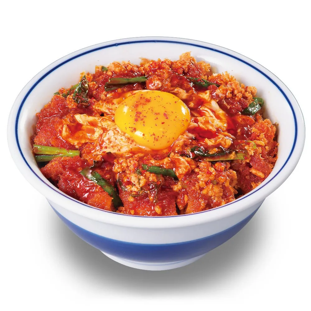 赤辛カツ丼
