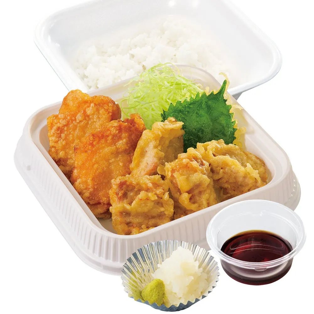 マグロ天合盛り弁当