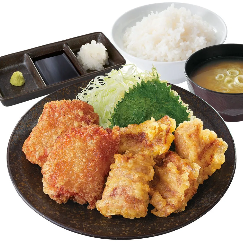マグロ天合盛り定食