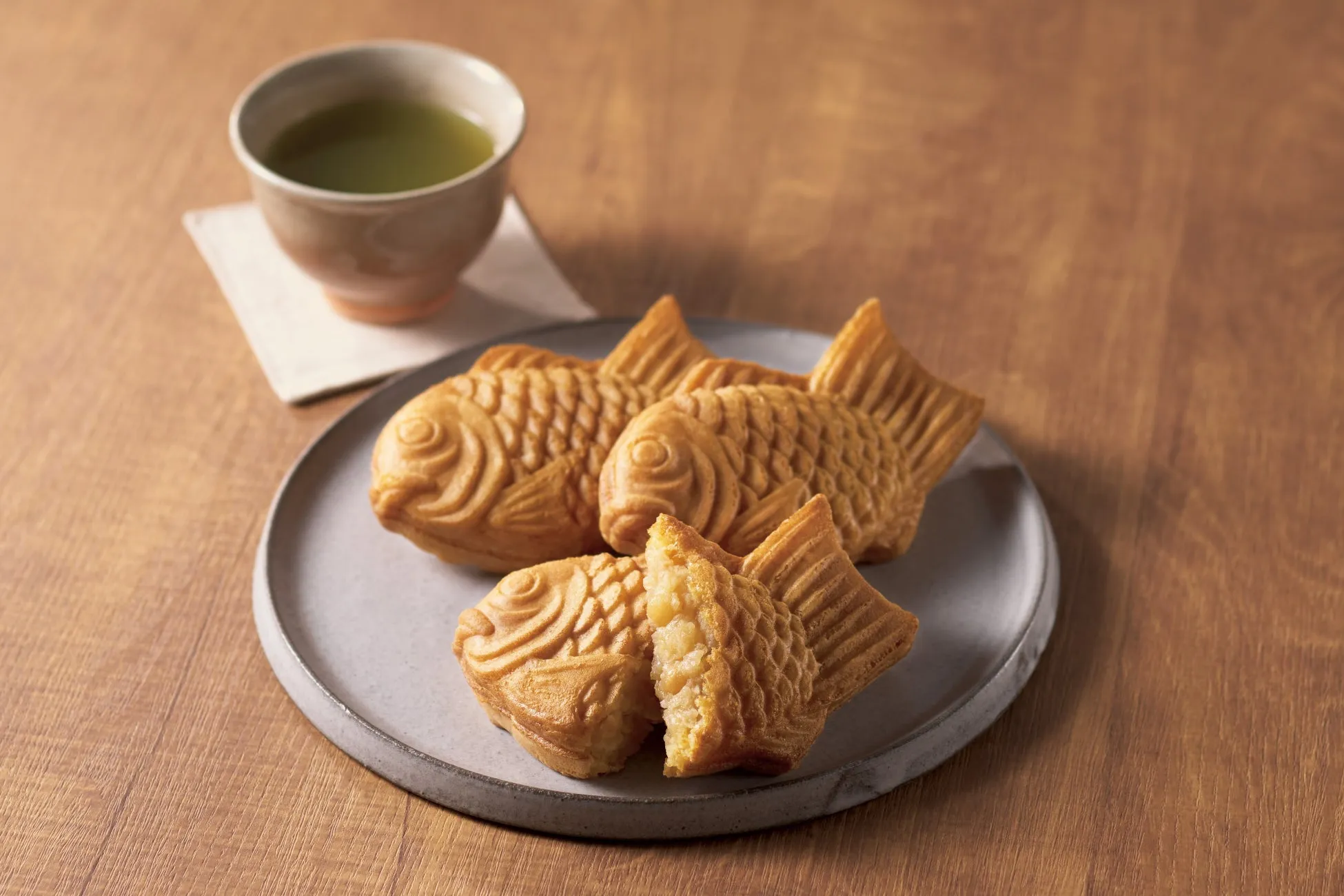 調理中のたい焼き