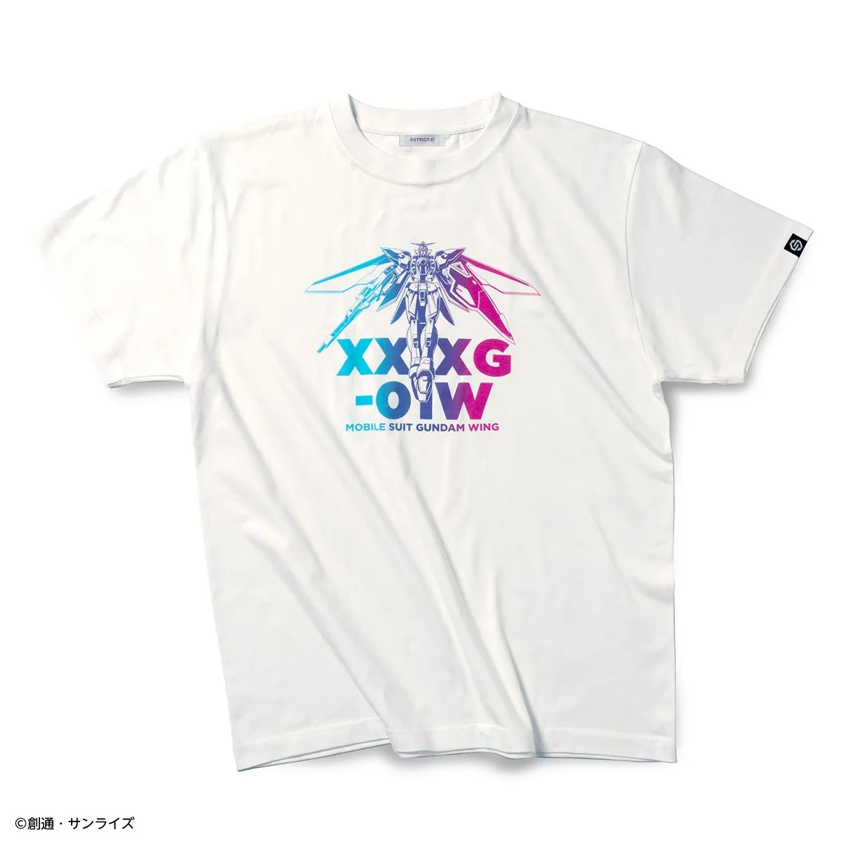 STRICT-G 『新機動戦記ガンダムW』Tシャツ ウイングガンダム グラデーション（ホワイト）着画