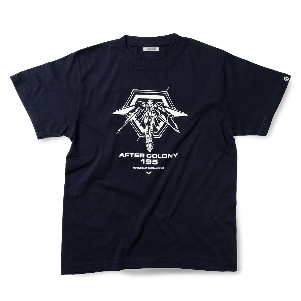 STRICT-G 『新機動戦記ガンダムW』Tシャツ AFTER COLONY（ネイビー）