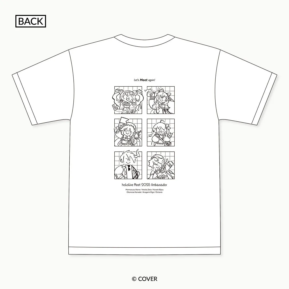 デフォルメイラストTシャツ2
