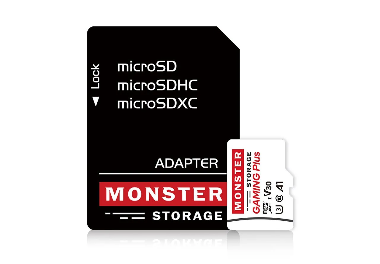 Monster Storage アダプター付きmicroSDカード