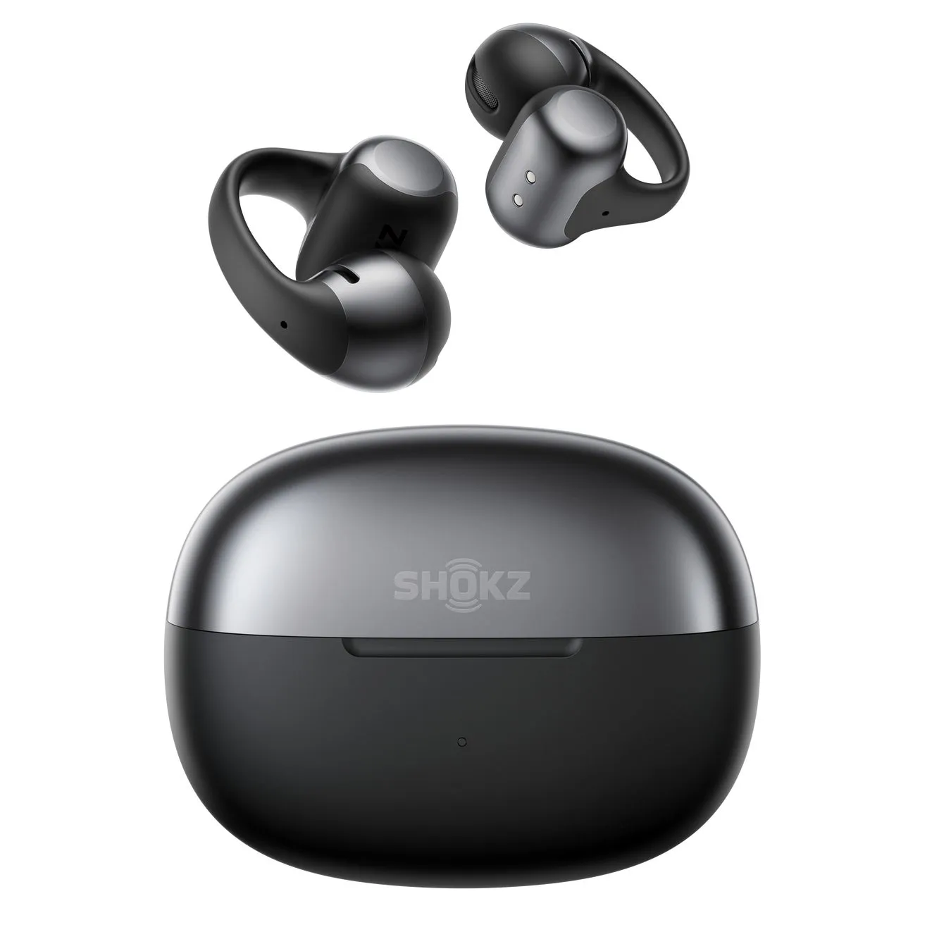Shokz OpenDots ONE (モデル装着イメージ)
