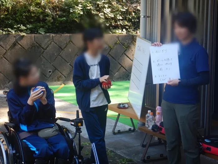 ボッチャ体験会の様子