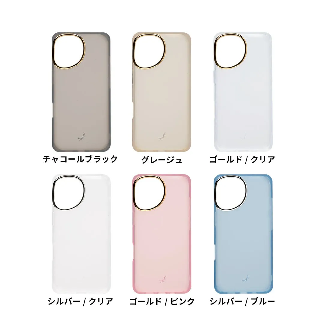 salistyクリアカラー耐衝撃ハードケース