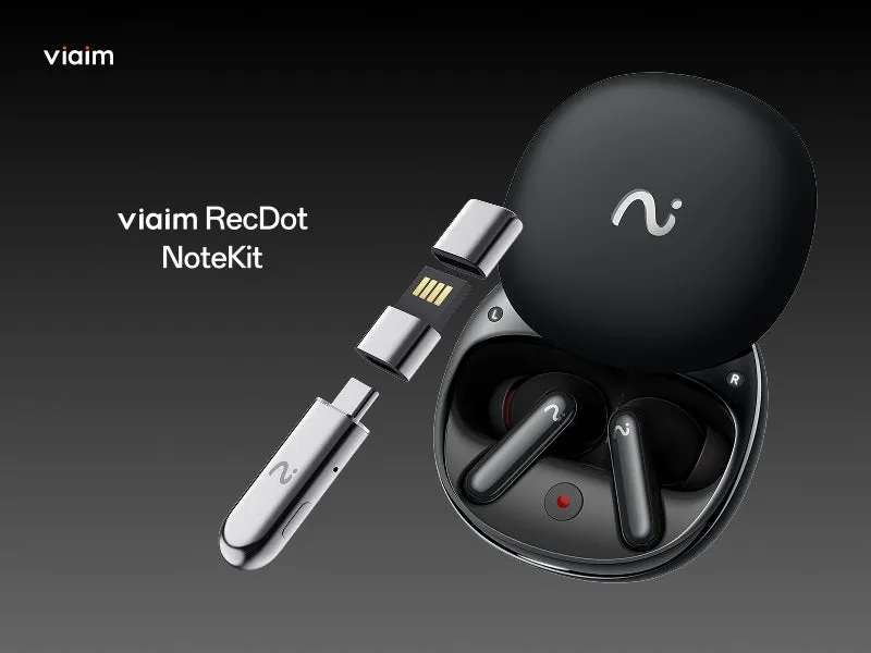 viaim RecDotとNoteKitのメイン画像