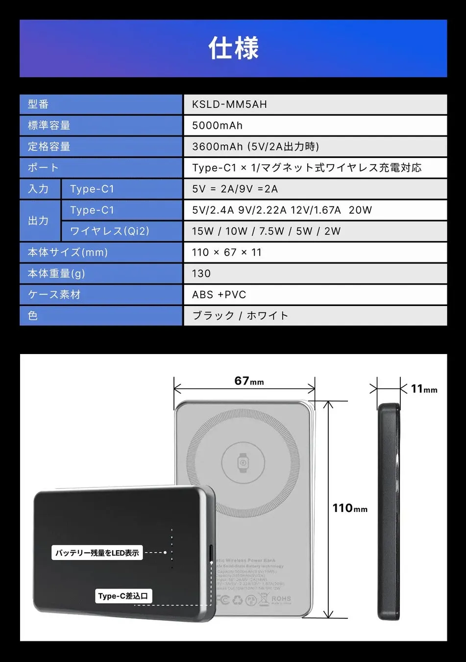 仕様