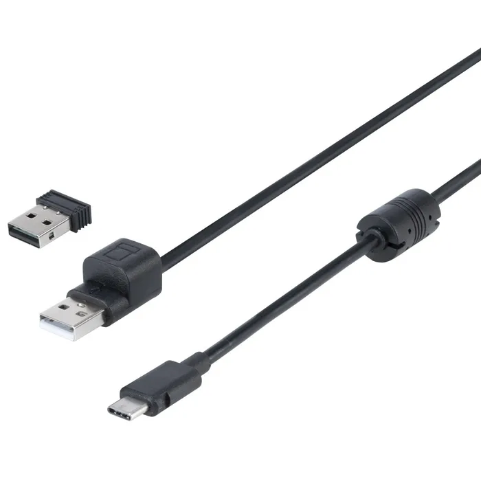 2.4GHzレシーバーとUSBケーブル