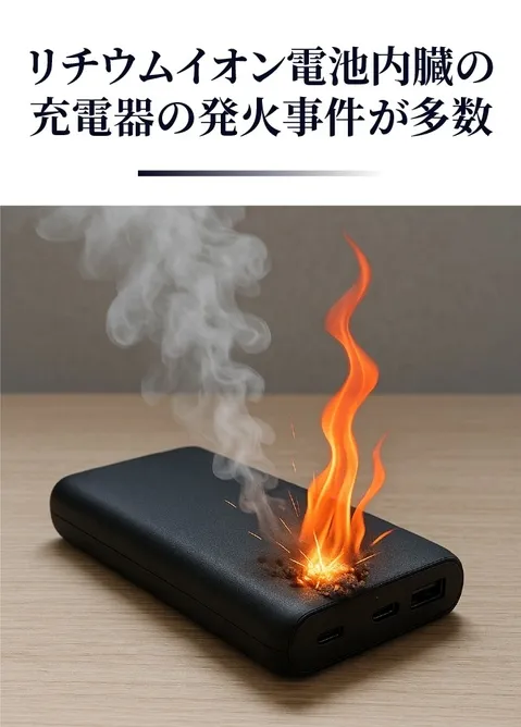 発火リスクを抑える