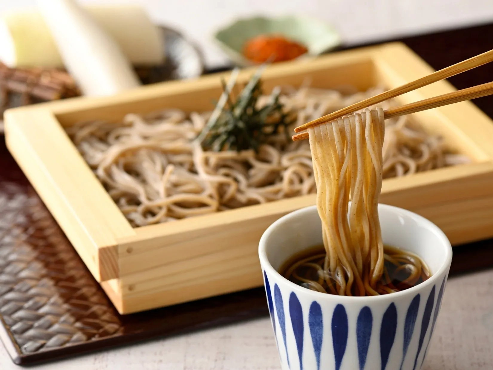 生そばと串揚げのイメージ