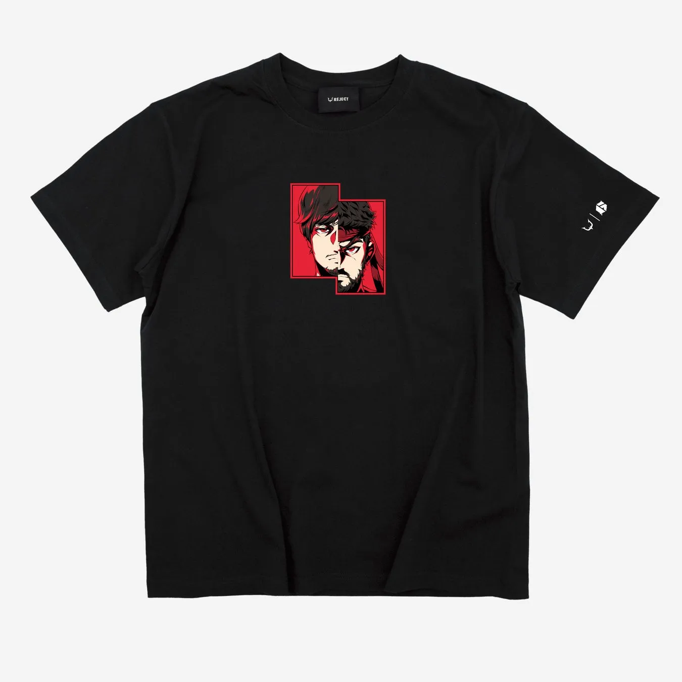 REJECT x STREET FIGHTER 6 TEE (DAIGO x RYU 黒)