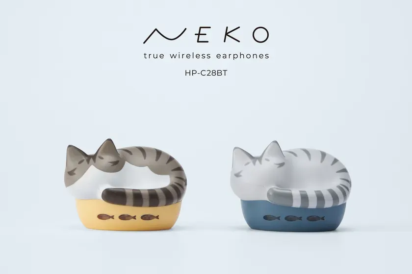  【猫好き歓喜】耳元で「みゃー」！NEKOワイヤレスイヤホンHP-C28BT、保護猫支援の全貌