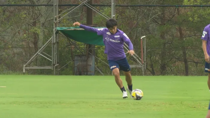 田中聡選手の真剣な眼差し