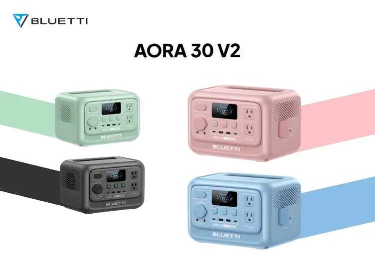  ポータブル電源は隠さない！BLUETTI AORA 30 V2新色で見せる防災＆日常