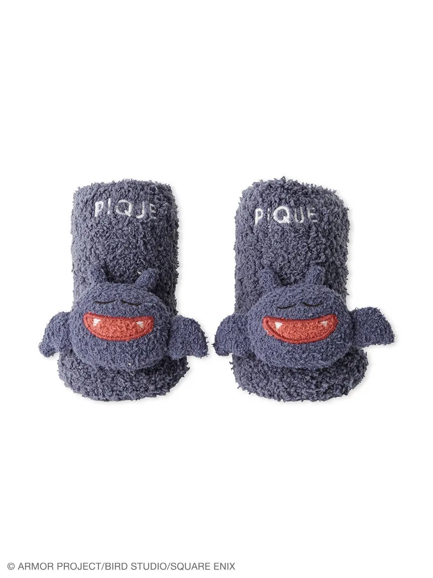 ベビー総柄スタイ(ネイビー)