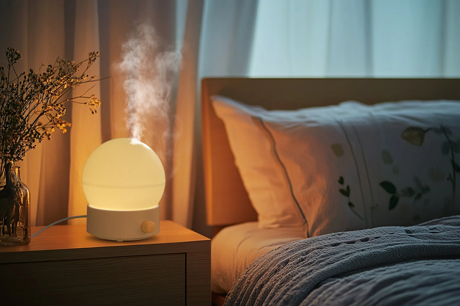 ムーンライト加湿器 使用イメージ