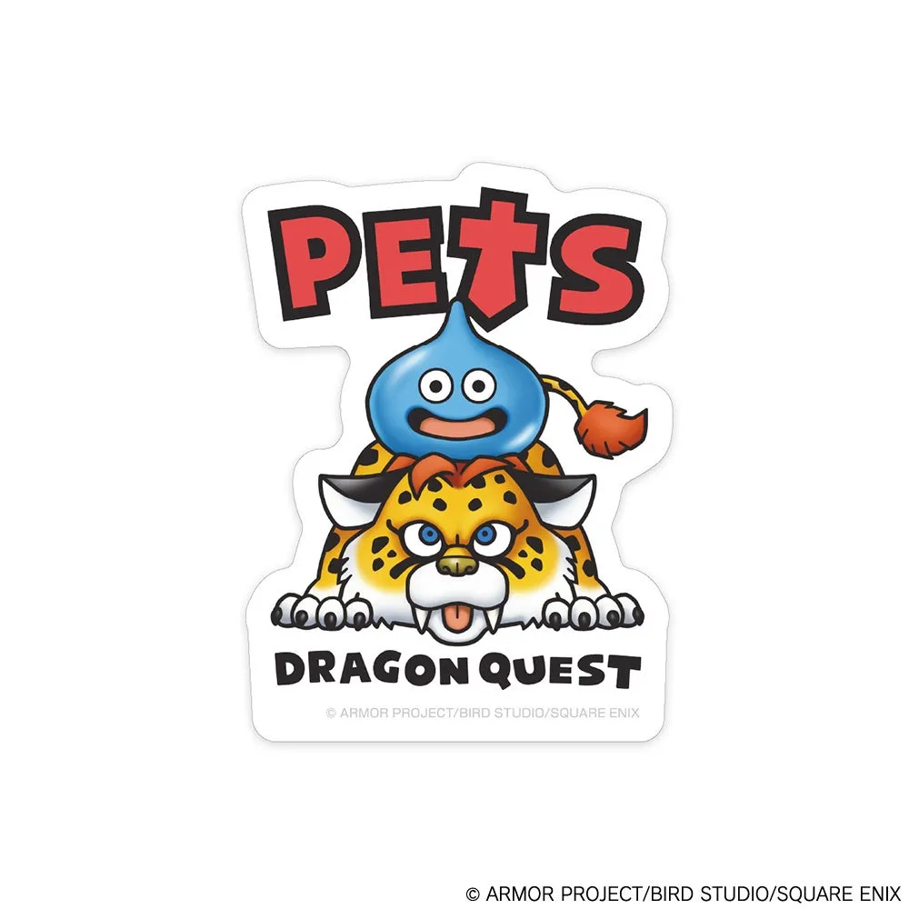 ドラゴンクエストのキャラクターたちが描かれたステッカー