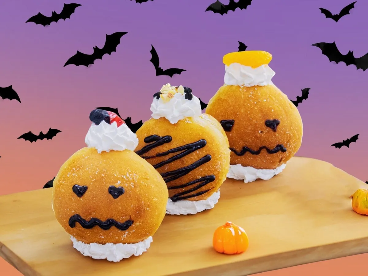 ハロウィーンをテーマにしたかぼちゃのデザート