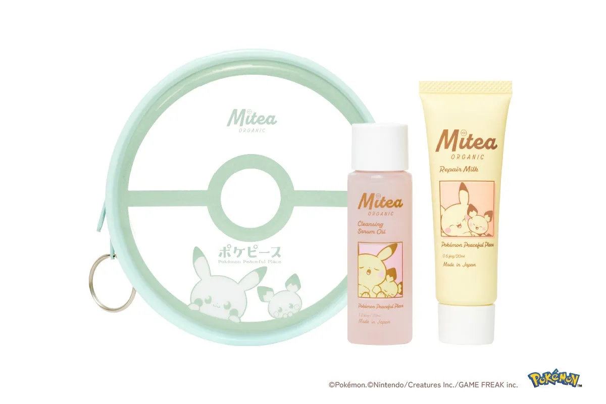 ポケモンのコラボ商品である、Miteaのスキンケア用品のセット