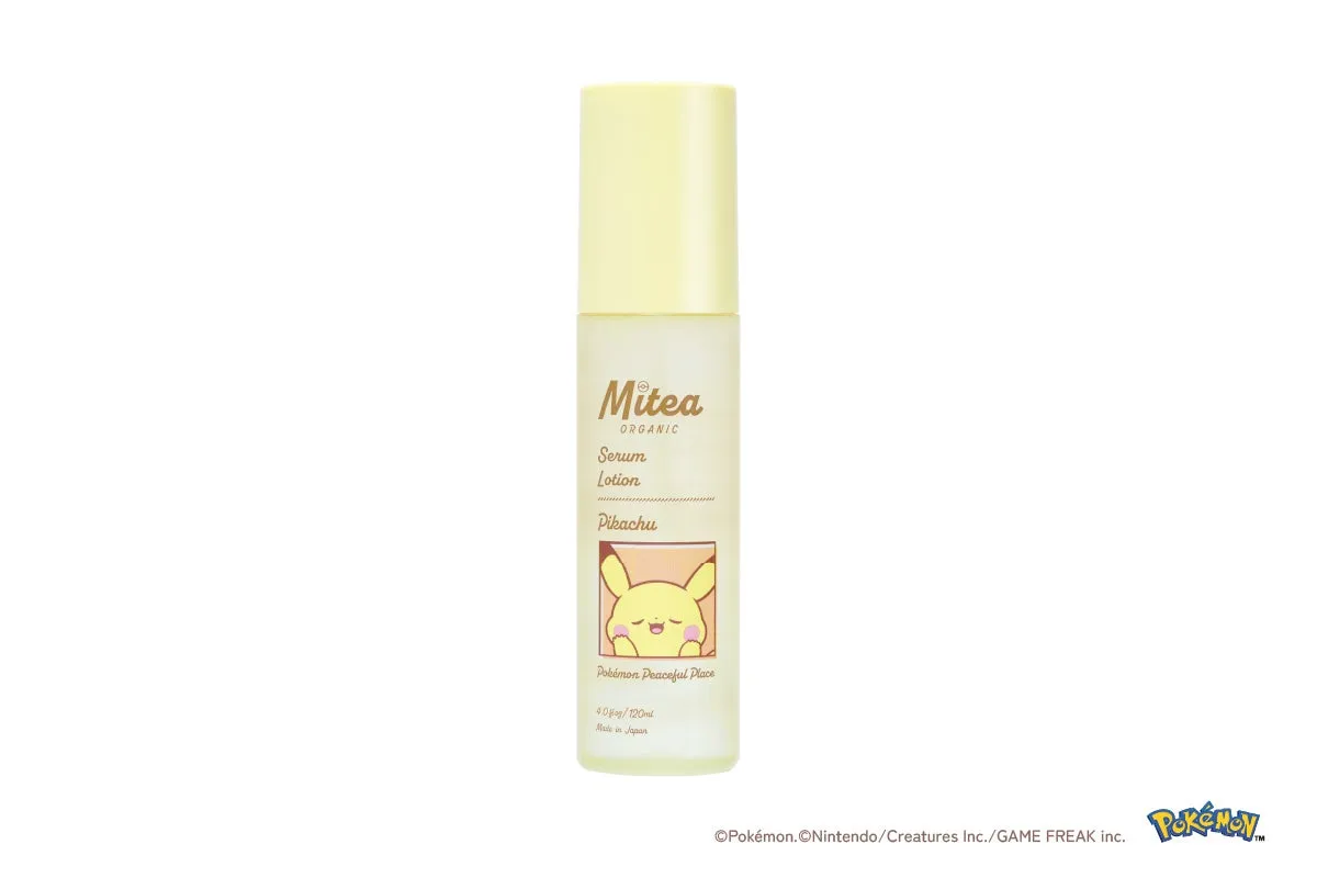 ピカチュウが描かれたMitea Organicのセラムローション