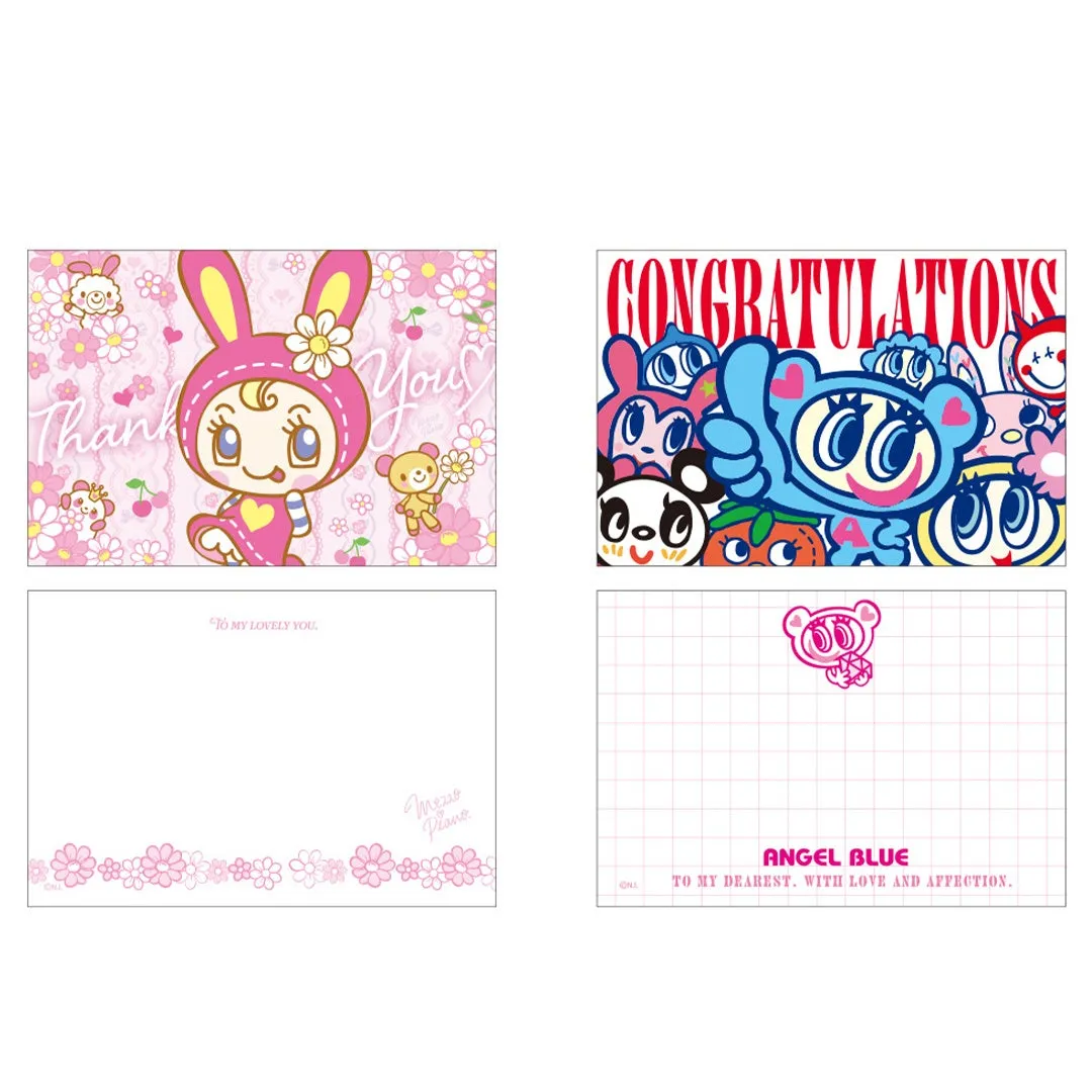 キャラクターデザインのメッセージカード