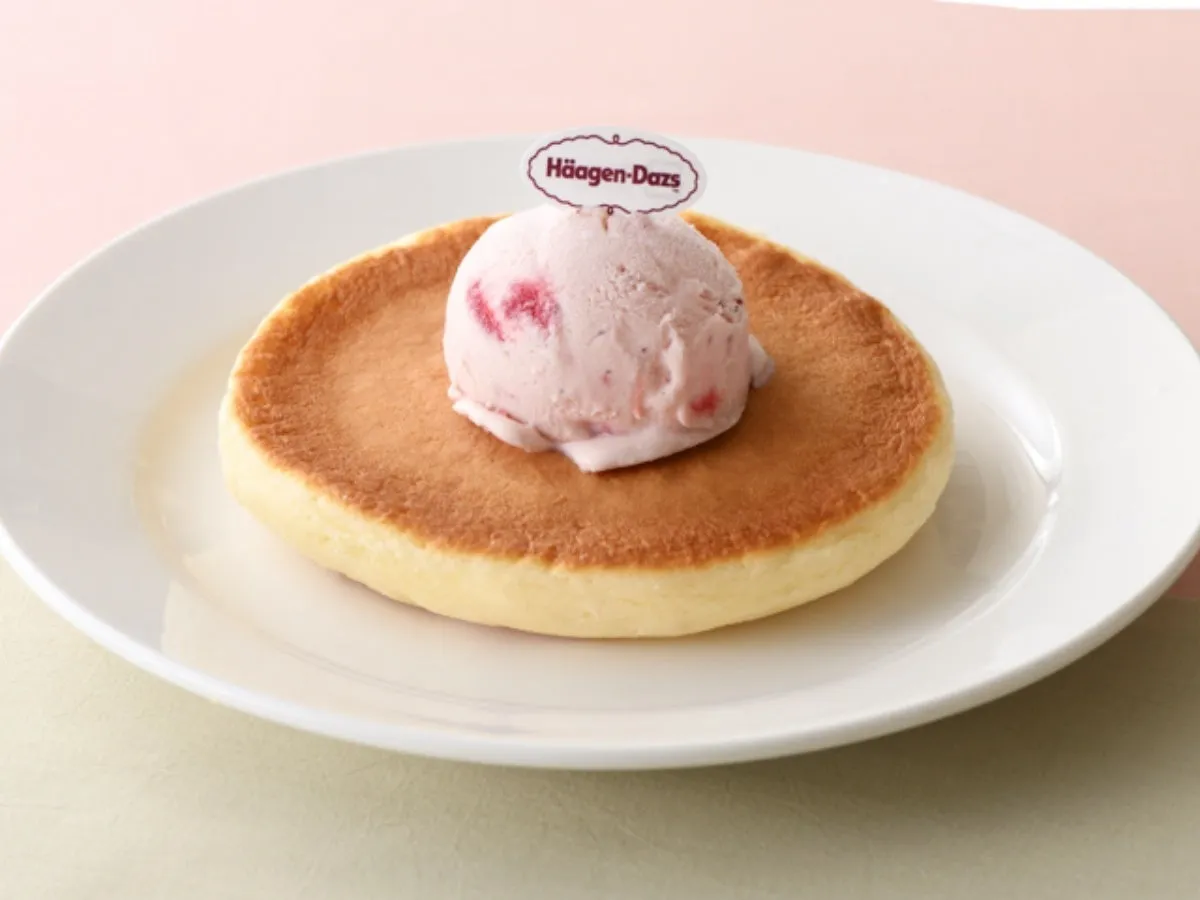 パンケーキとハーゲンダッツ