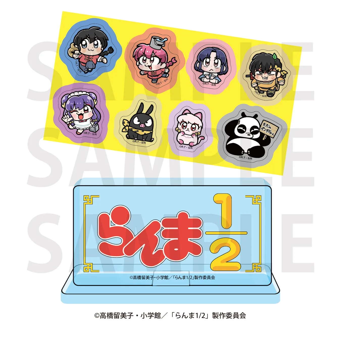 ロゴアクリルブロック＆ステッカーセット