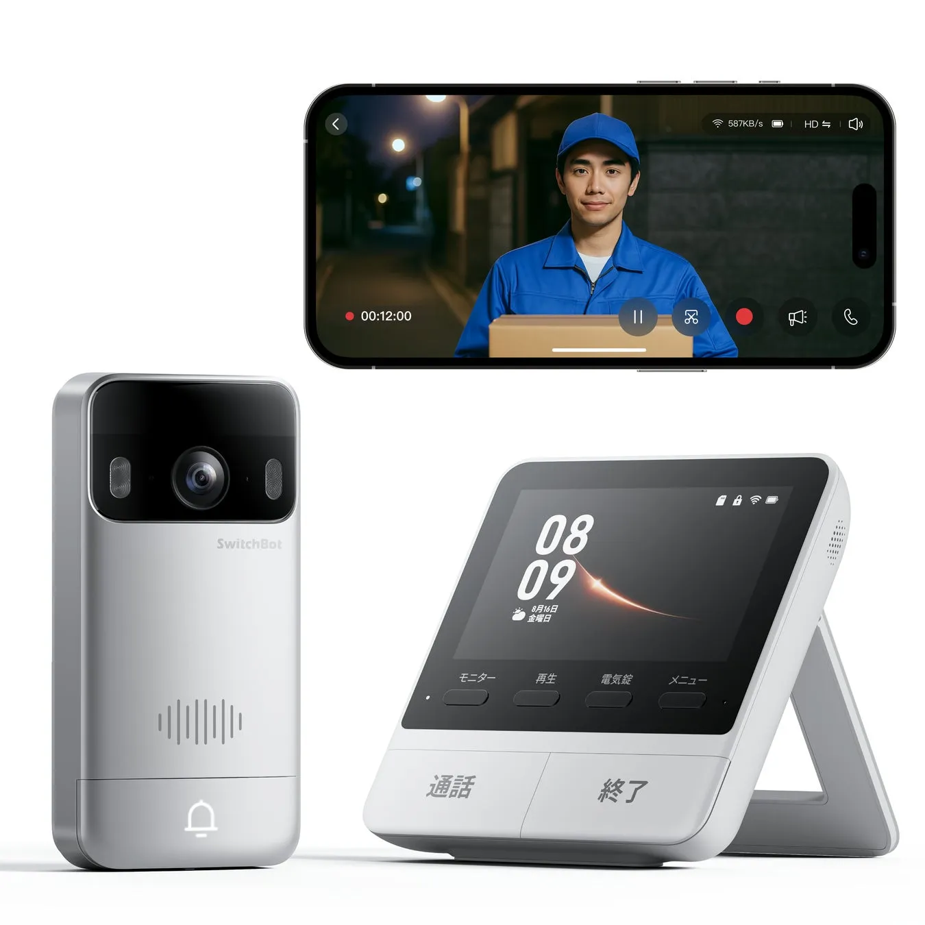 スマートテレビドアホン
