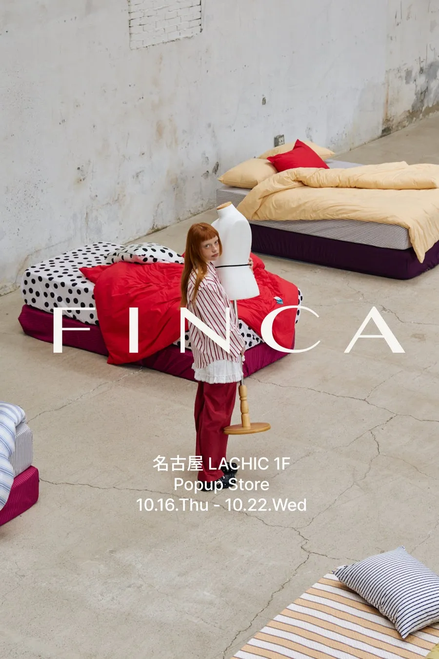 FINCAのポップアップストアの様子