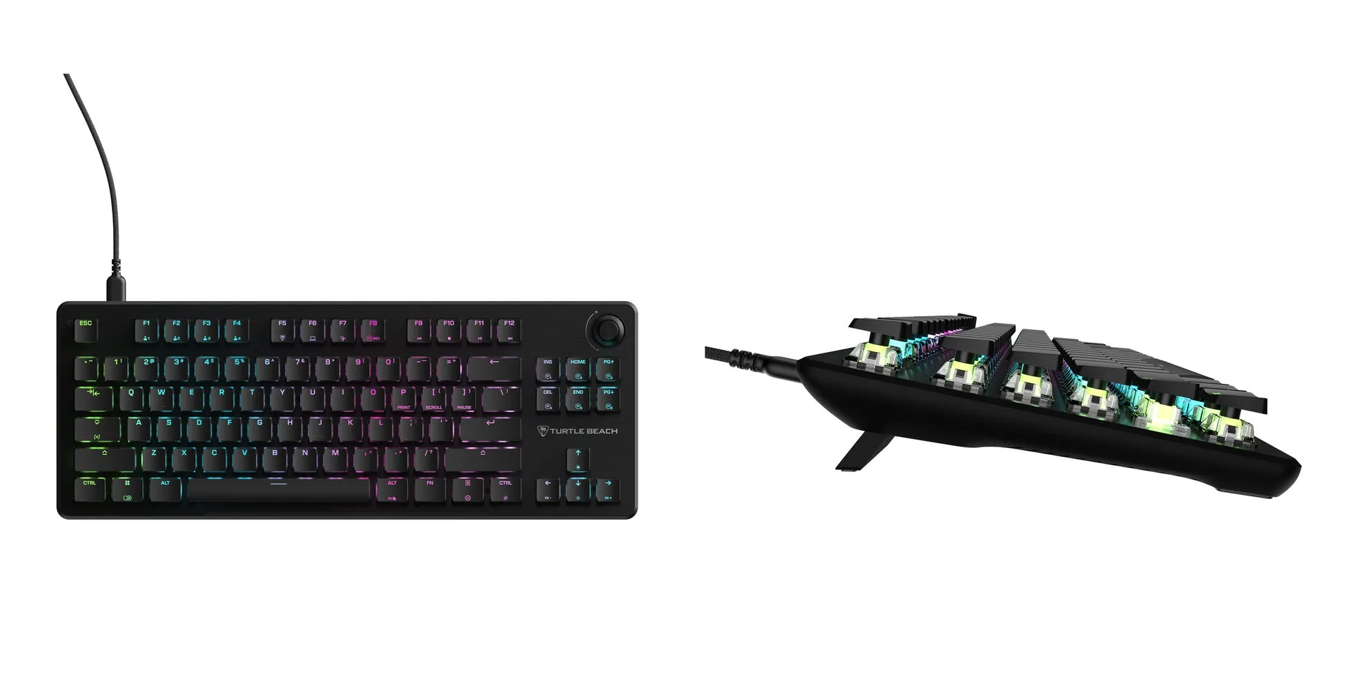 黒色のゲーミングキーボード