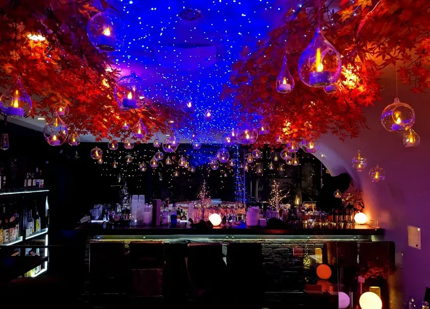 吉祥寺「SUN Tama Bar」夜パフェ×紅葉イルミ！ノンアルも充実の幻想夜カフェ