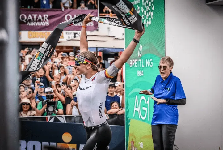 ソールヴァイ・ルーセト選手の優勝写真