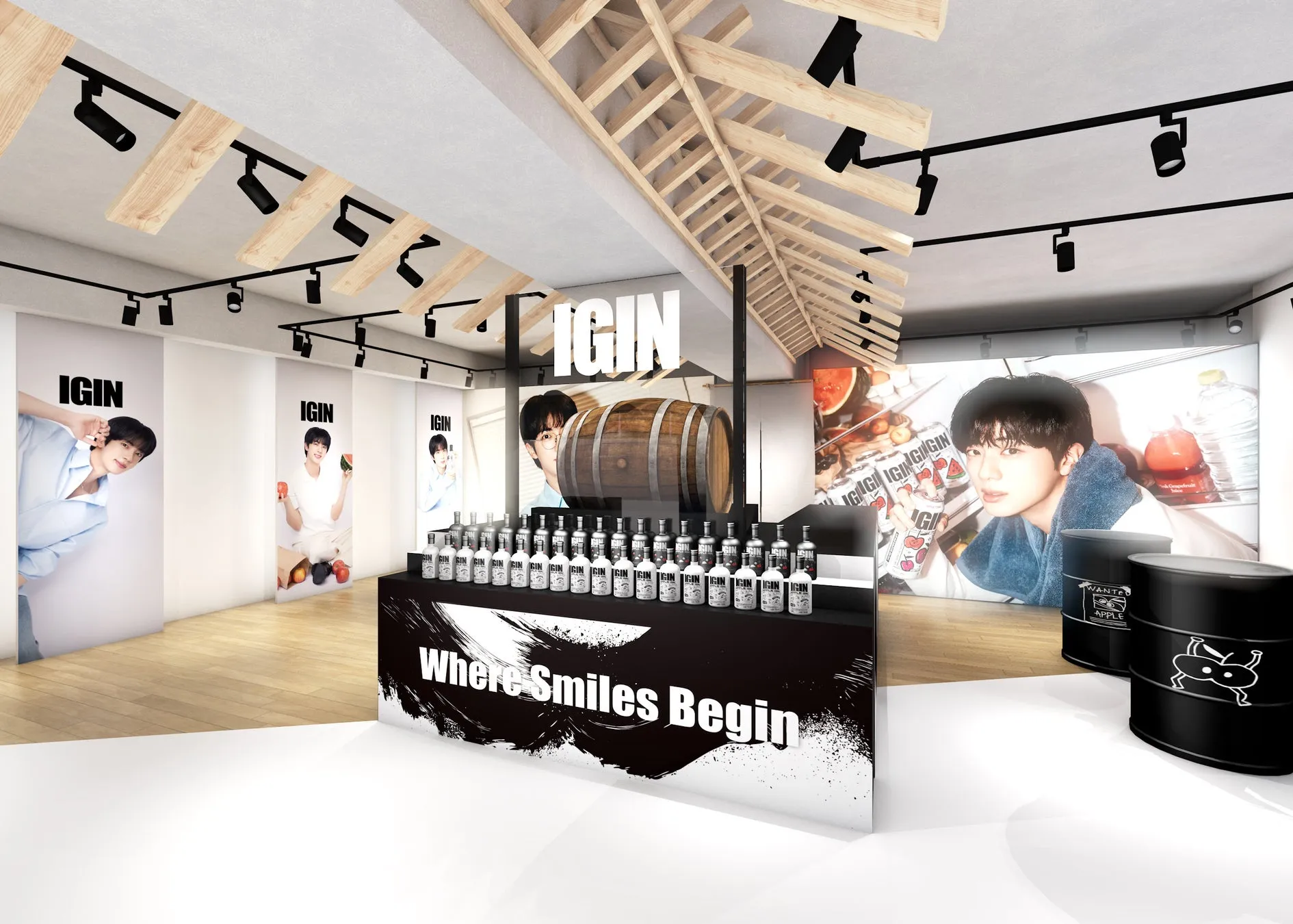 IGIN POPUP STORE内部イメージ