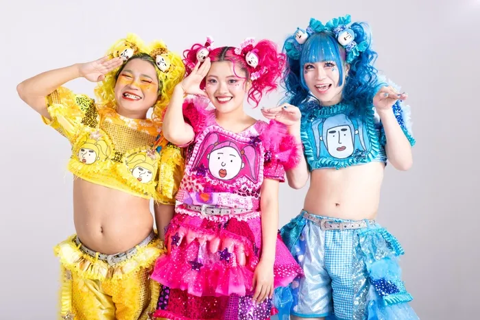 竹下☆ぱらだいすの3人