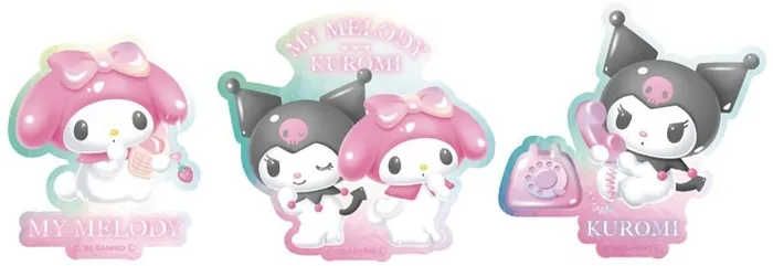 マイメロディとクロミのキャラクターのイラスト。